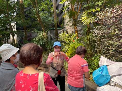 透過解說志工的視角讓參訪者認識綠色世界