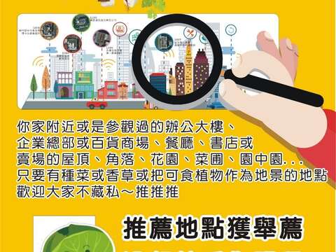 募集臺北市種菜秘境海報