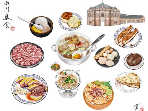 四、五年級生的西門町美食(台北畫刊111年7月)