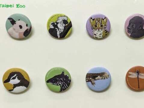 全程參與的民眾，即可獲得當週主題動物徽章(圖片來源：臺北市立動物園)