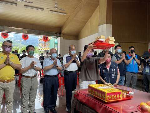 祭天儀式(圖片來源：臺北市政府產業發展局)