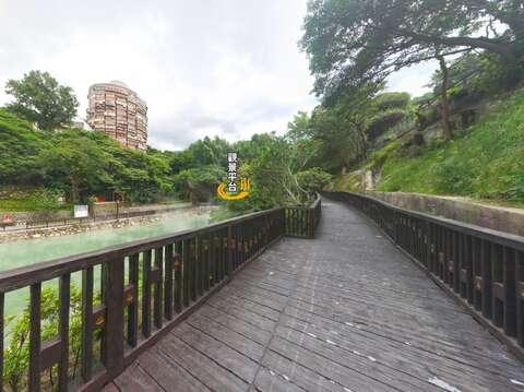 新北投地熱谷線上導覽風景(圖片來源:臺北市商業處)