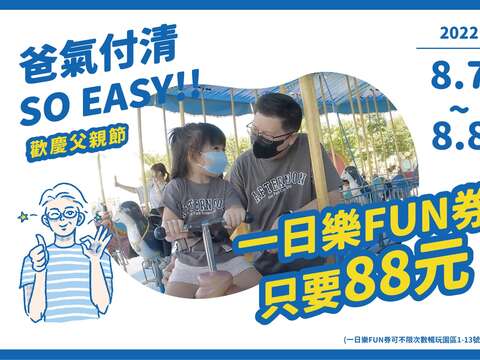 父親節限時優惠(圖片來源：臺北大眾捷運股份有限公司)