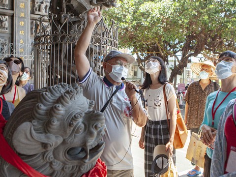 跟著走讀認識關渡宮的藝術與文化(圖片來源：臺北市政府觀光傳播局)