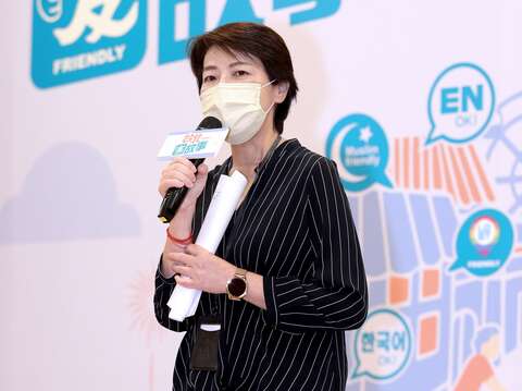 臺北市黃珊珊副市長致詞(圖片來源：臺北市商業處)