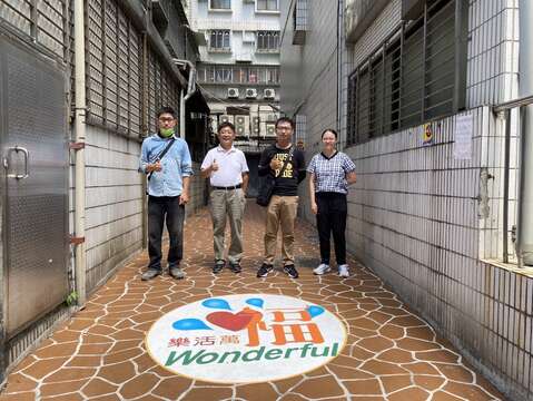 The overhauled back alley in Nangang District