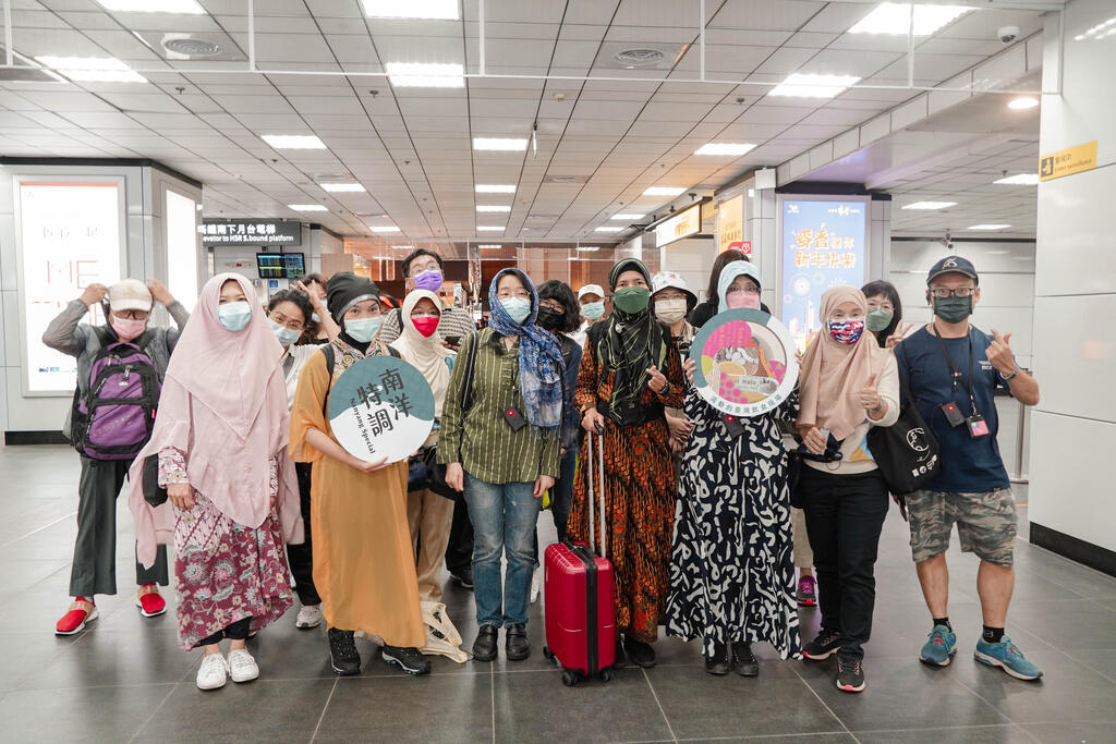 參與者穿上穆斯林服飾，感受不一樣的文化體驗