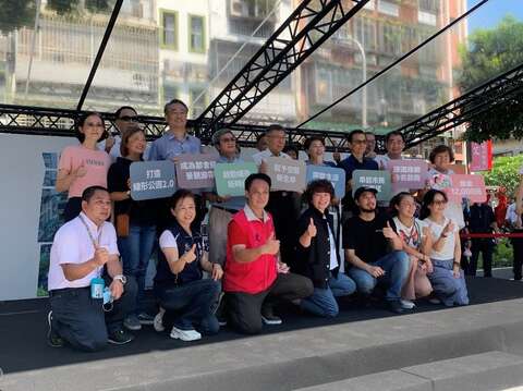 111.07.23 開幕活動照片(圖片來源：臺北市政府工務局公園路燈工程管理處)