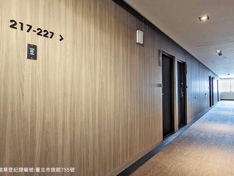 北投會館走廊環境(圖片來源：臺北大眾捷運股份有限公司)