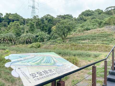 水土保持工法解說牌面導覽(圖片來源：臺北市政府工務局大地工程處)