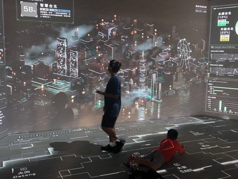 位於「智慧城市」展區的「數據共創未來台北」是2022台北城市博覽會最能拍出絕美IG特色照的隱藏打卡點之一。.JPG