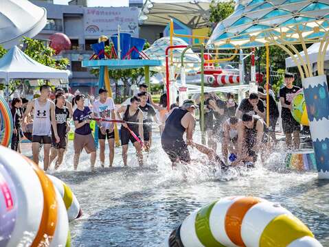 小小水樂園例假日開放一般民眾遊玩(圖片來源：臺北大眾捷運股份有限公司)