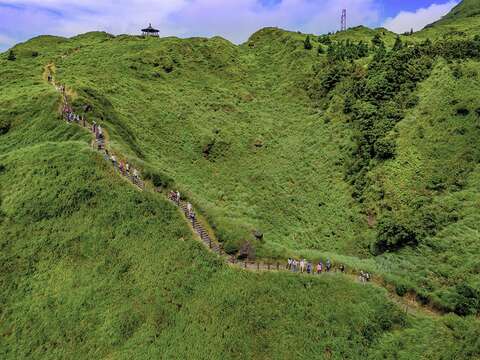 七星山步道(圖片來源：臺北市政府工務局大地工程處)