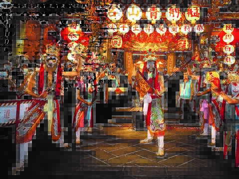 Ba Jia Jiang presents the most authentic religious scenes, making it the best way to learn about Taiwanese culture. (Photo/Bangka Qingshan Temple)