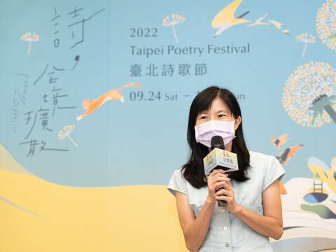 臺北市政府文化局副局長陳譽馨致詞(圖片來源：臺北市政府文化局)