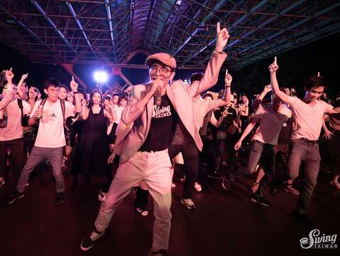 藝術家Swing Taiwan(圖片來源：臺北市政府文化局)