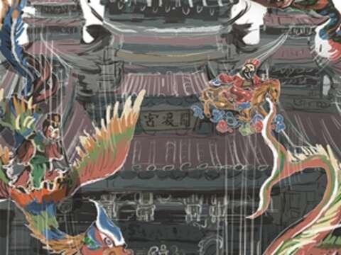 北投にある関渡宮や温泉博物館などのスポットは、よく漫画の舞台として登場します。( 画像提供/LINE WEBTOON )
