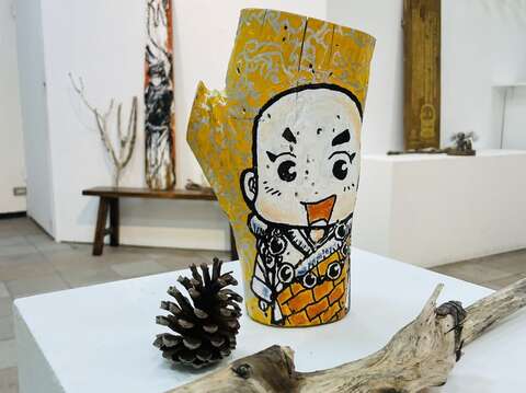 沐‧畫 賴有賢30年漂流木創作展(圖片來源：臺北市政府文化局)