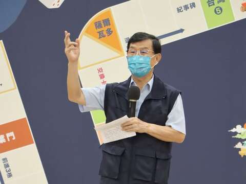 臺北市彭振聲副市長致詞(圖片來源：臺北市商業處)