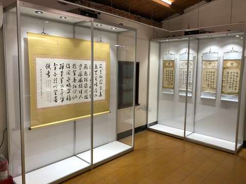 《書畫映眷情-眷戶書畫展》展現眷戶對北投中心新村的生活點滴(圖片來源：臺北市政府文化局)
