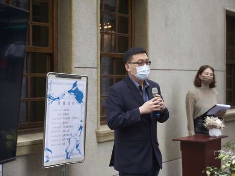 文化局田瑋副局長致詞(圖片來源：臺北市政府文化局)