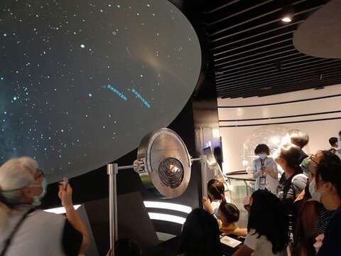 星姊姊尋找天蠍座導覽活動(圖片來源：臺北市立天文科學教育館)