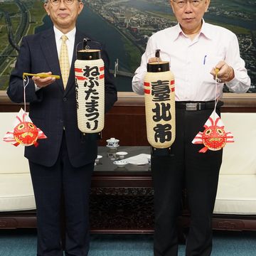 日本弘前市長櫻田宏拜會臺北市長柯文哲，盼與北市府加深加流(圖片來源：臺北市政府觀光傳播局).JPG
