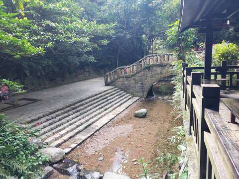 虎山溪親水平台(圖片來源：臺北市政府工務局大地工程處)