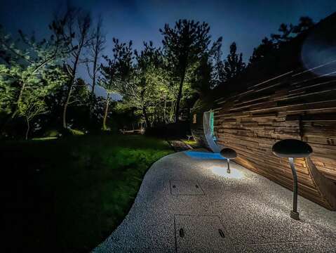 碧山露營場(夜間)-樹穴管理室(圖片來源：臺北市政府工務局大地工程處)