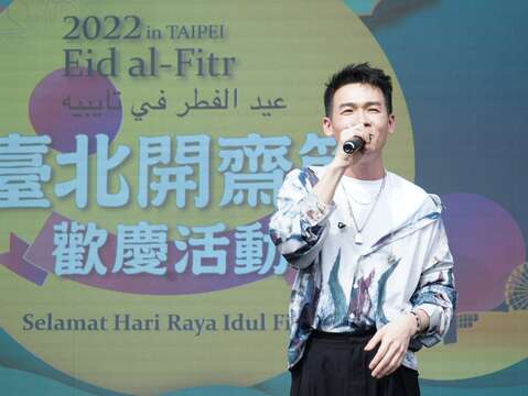 2022年活動邀請在臺印尼歌手演出(圖片來源：觀光傳播局)