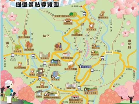 十八份水圳導覽圖。(圖片來源：臺北市政府工務局大地工程處)
