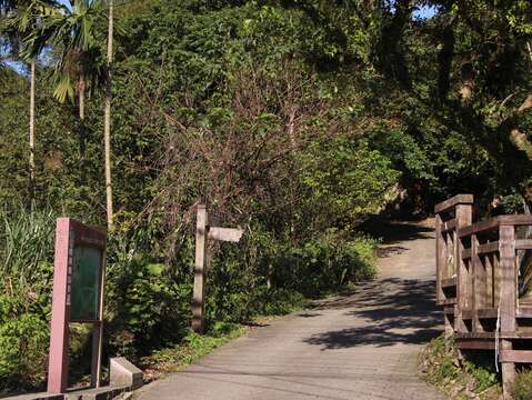 麗山橋口步道入口(圖片來源：臺北市政府工務局大地工程處)