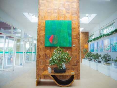 2023台北茶花展主視覺「看見花開」(圖片來源：臺北市政府工務局公園路燈工程管理處)