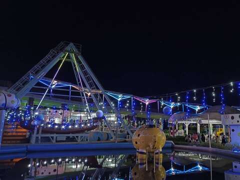 夜晚兒樂變身浪漫精靈(圖片來源：臺北大眾捷運股份有限公司)