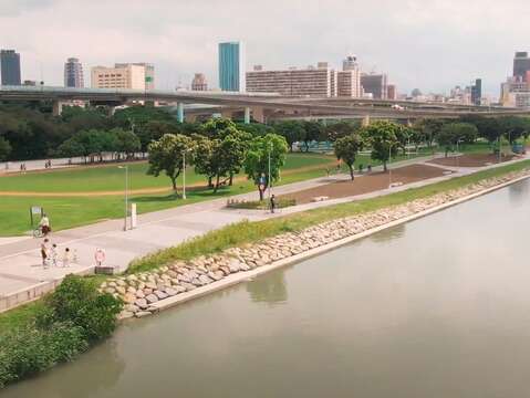 延平河濱公園(圖片來源：臺北市政府工務局水利工程處)