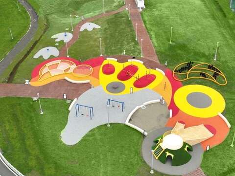 雙園河濱兒童遊戲(圖片來源:臺北市政府工務局水利工程處)
