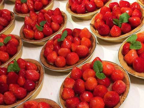 草莓甜點示意圖(圖片來源：臺北市政府產業發展局)