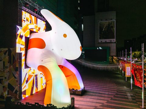 未來 · 穿梭 · 兔子洞(圖片來源：臺北市政府觀光傳播局)
