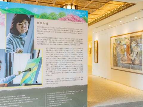 2023陽明山花季 「東西方論戰」畫展(圖片來源：臺北市政府工務局公園路燈工程管理處)