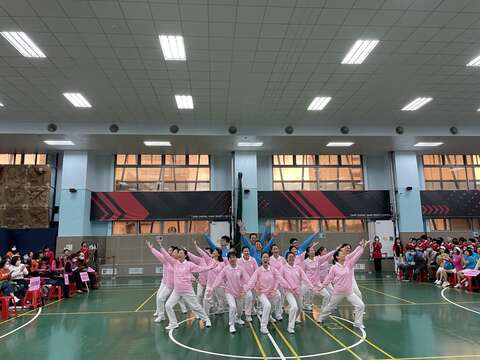 北市中山運動中心-阿公媽阿活力秀(圖片來源：臺北市政府體育局)