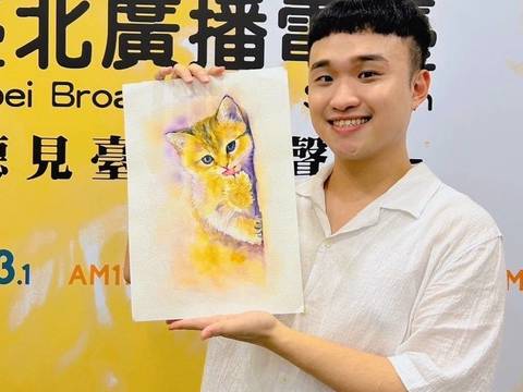 收容人贈Elson手繪創作表達謝意(圖片來源:臺北市政府觀光傳播局)