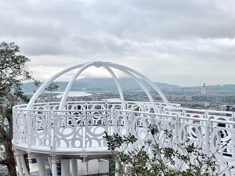 北眼平台眺望市區風景(大地工程處提供)