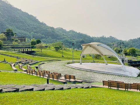 南港山水綠生態公園美景(圖片提供：臺北市政府觀光傳播局)
