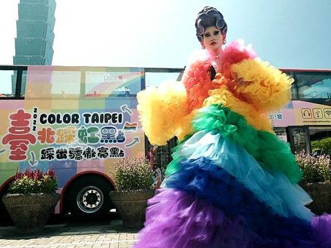 臺北市積極推廣彩虹觀光及LGBTQ友善環境。(圖片來源：臺北市政府觀光傳播局)