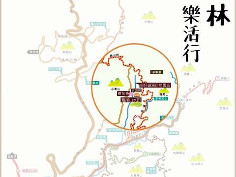 士林樂活行地圖(圖片來源：臺北市政府工務局大地工程處)