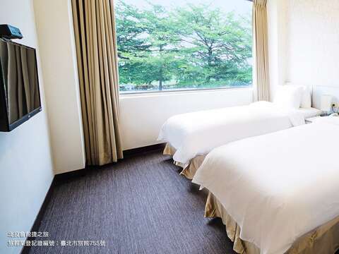 捷之旅房間(圖片來源：臺北大眾捷運股份有限公司)