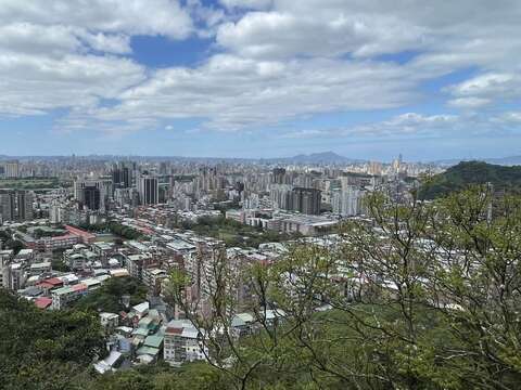 由仙跡岩俯瞰美景(圖片來源：臺北大眾捷運股份有限公司)