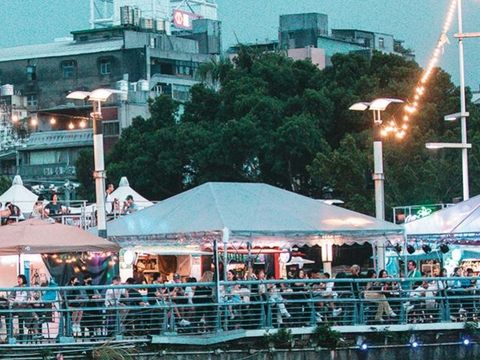 歡迎民眾一起來欣賞淡水河畔光景。（攝影／鄒保祥）