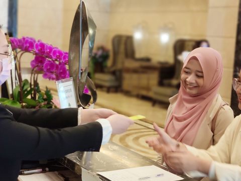 穆斯林旅客入臺北市穆斯林友善認證旅館(圖片來源：臺北市政府觀光傳播局)