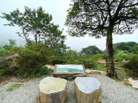 後山聚落-看山平台(圖片來源：臺北市政府工務局大地工程處)